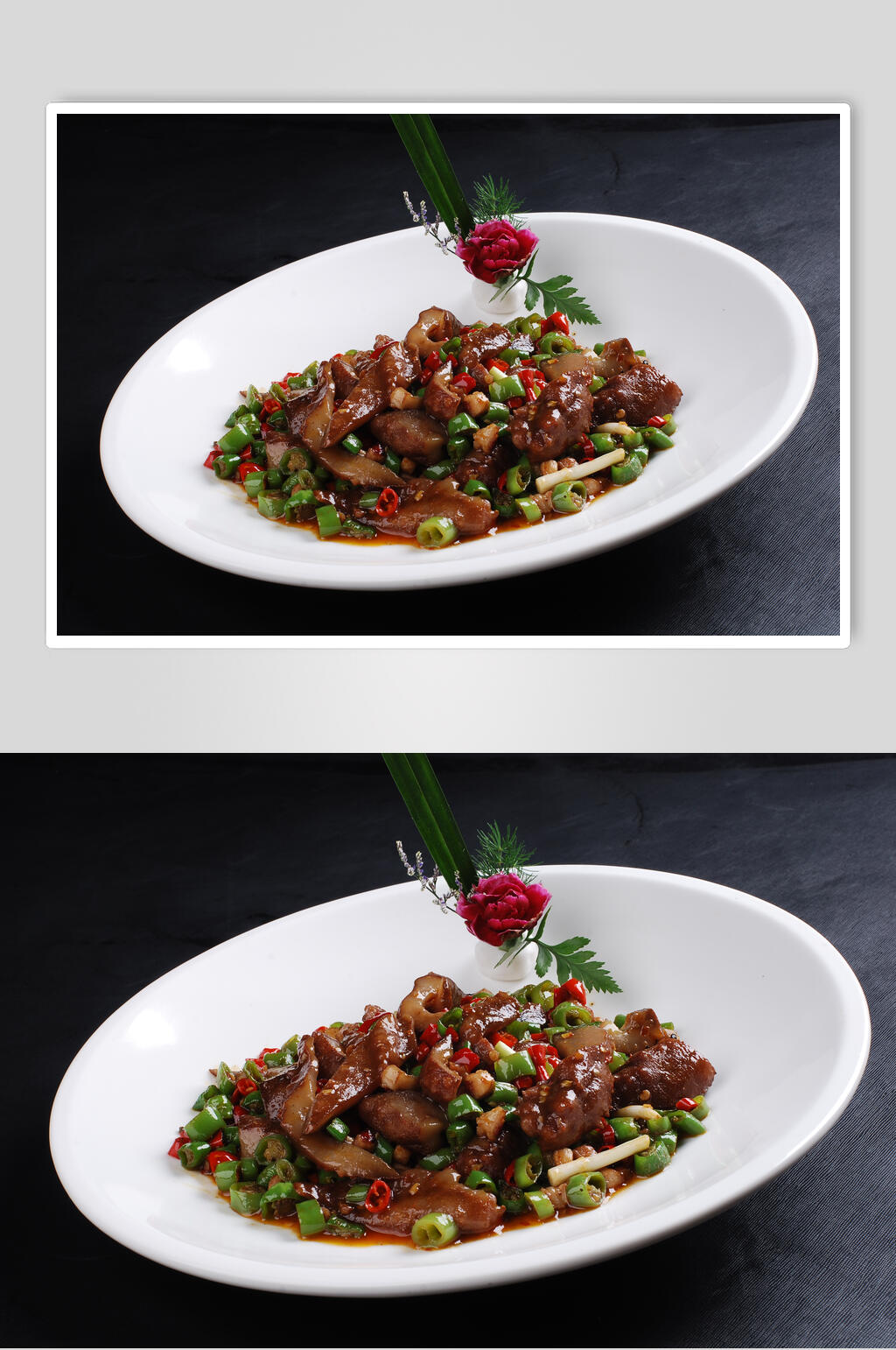 肉碎炒辽参食物图片素材