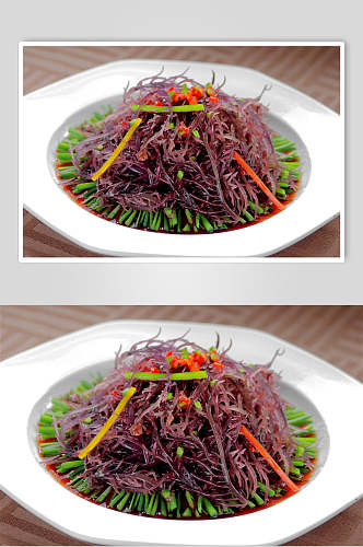 爽脆紫晶藻食品高清图片