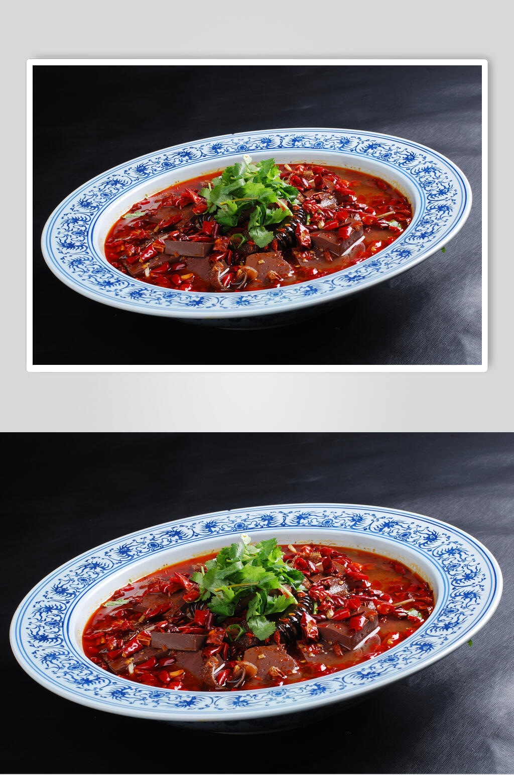 麻辣毛血旺一例餐饮高清图片素材