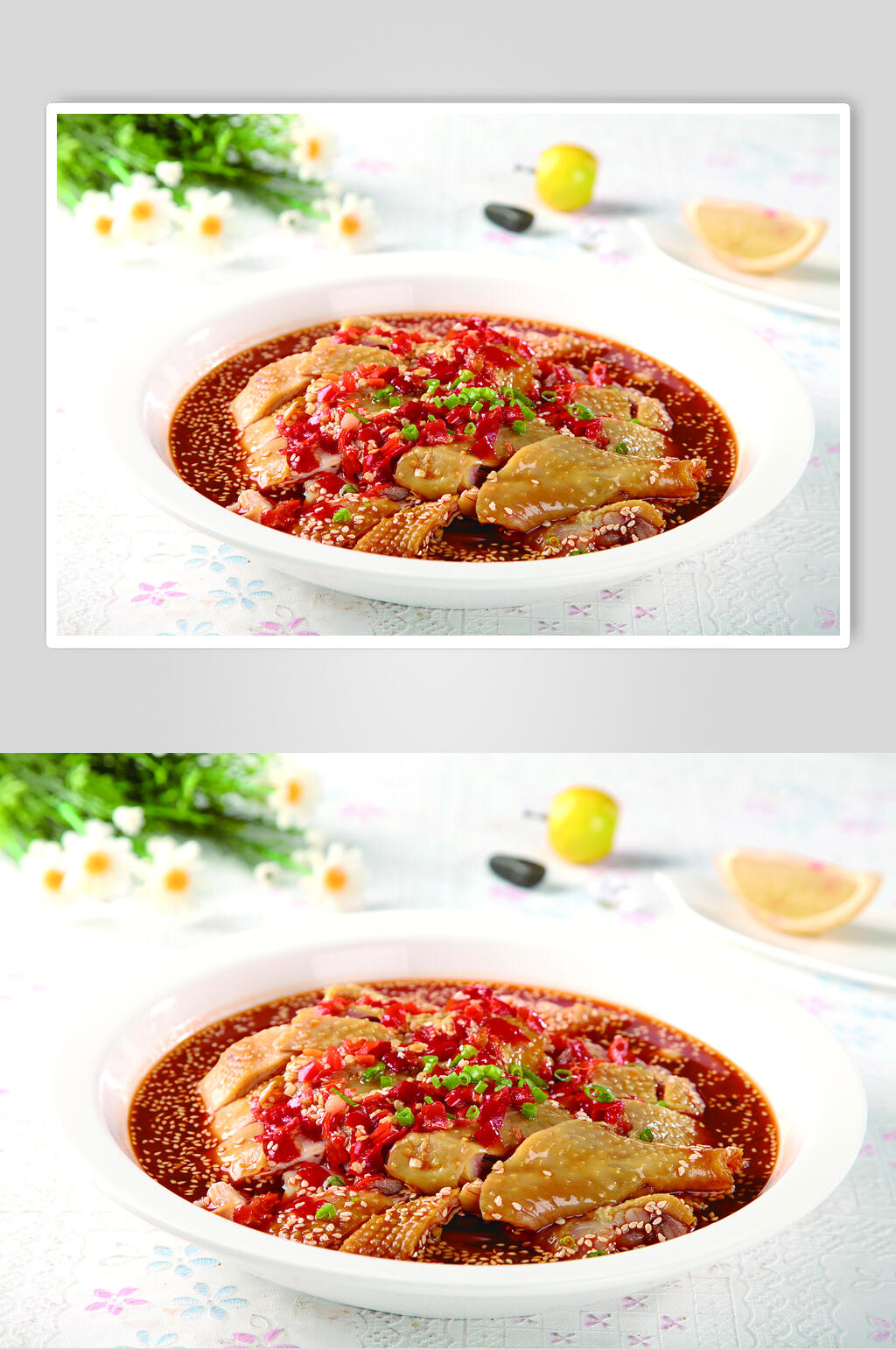 剁椒爽口鸡副本食物图片素材