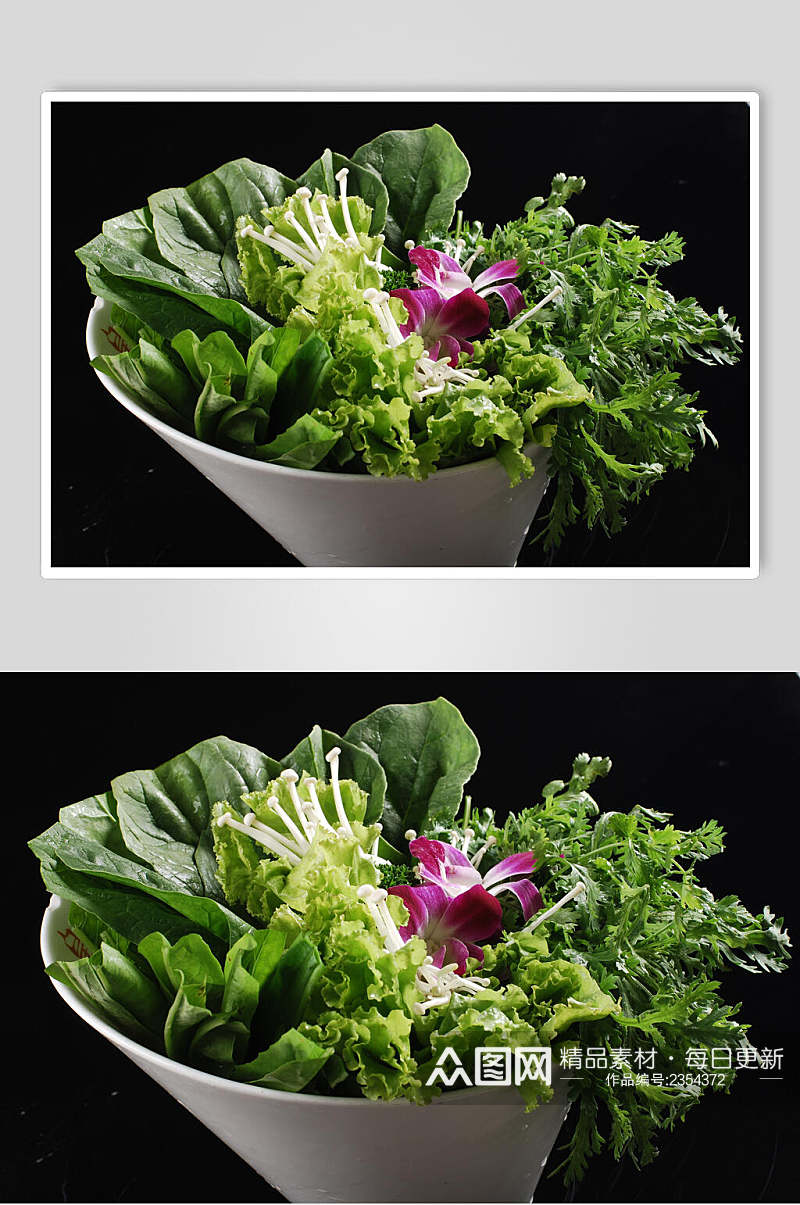 招牌蔬菜组合食品图片素材