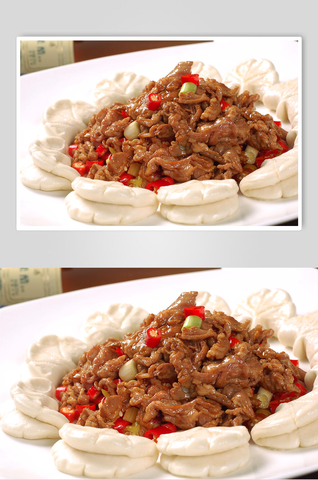 特色荷叶脆椒骨食物图片素材
