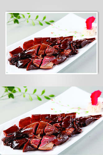 新鲜美味杭州酱鸭高清图片