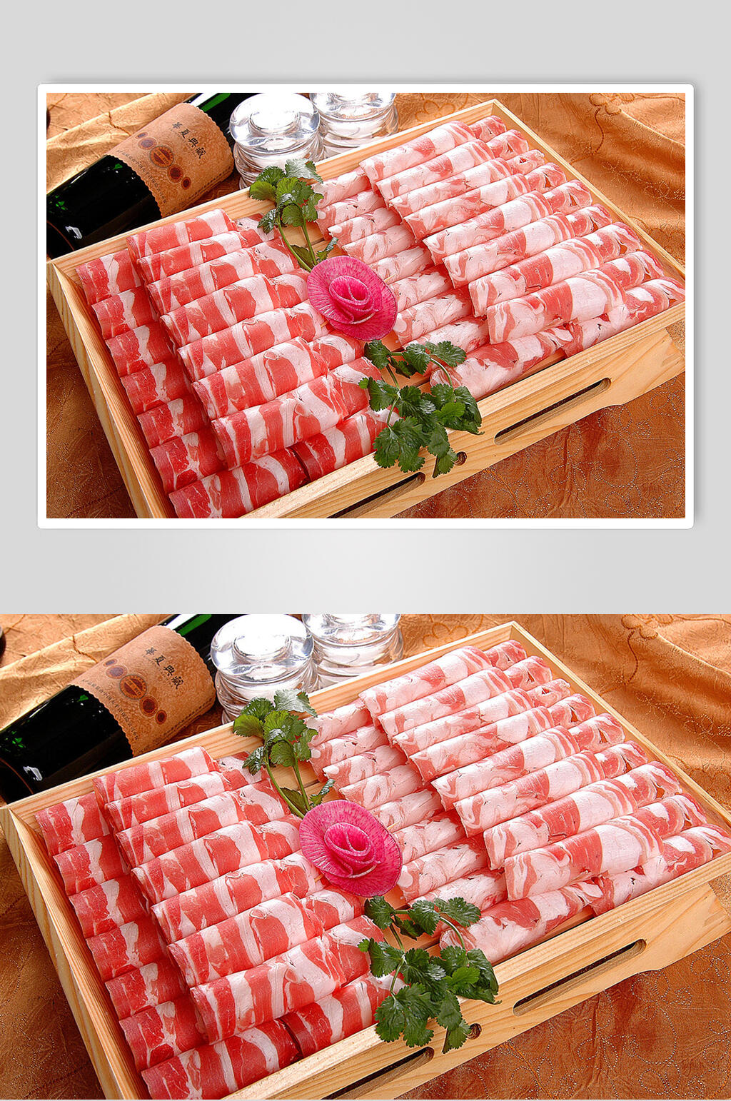 牛羊组合食物高清图片素材