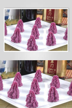 紫薯塔塔食品高清图片