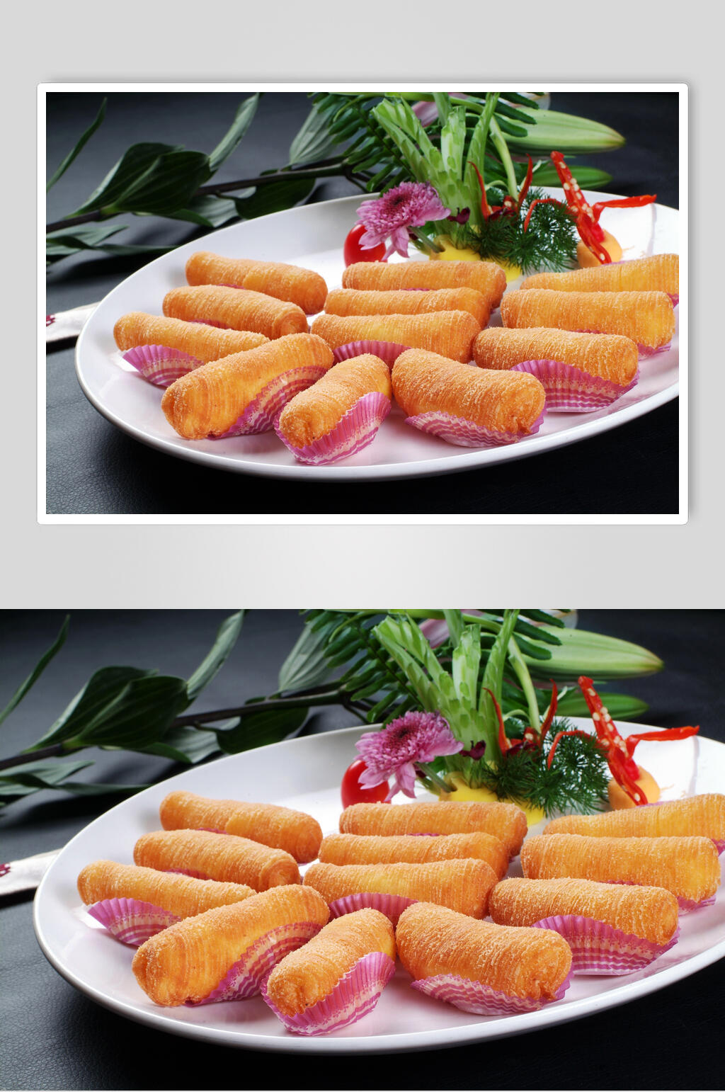 美味小吃木瓜酥食品高清图片素材