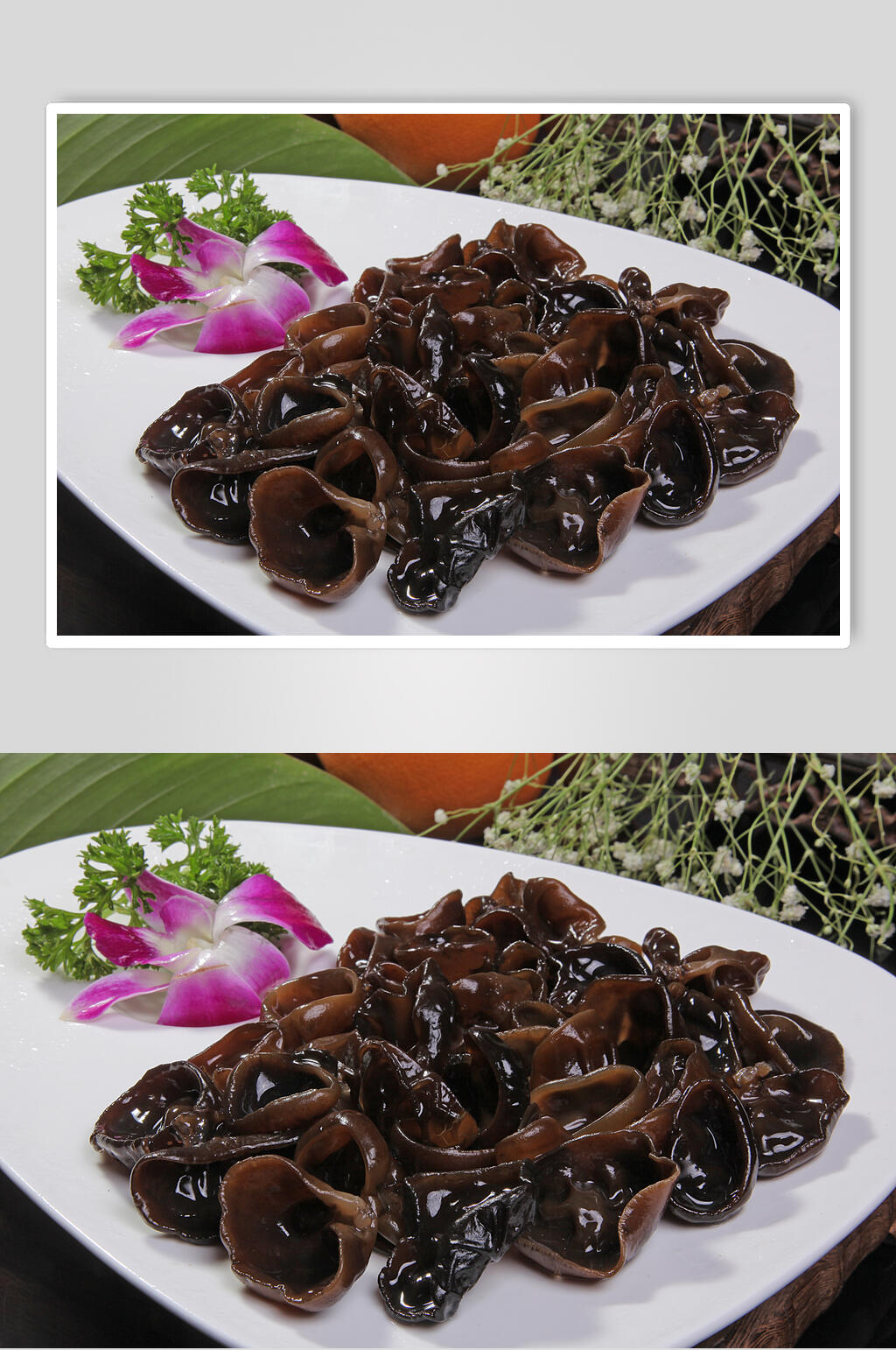 东北野生小木耳食物摄影图片素材