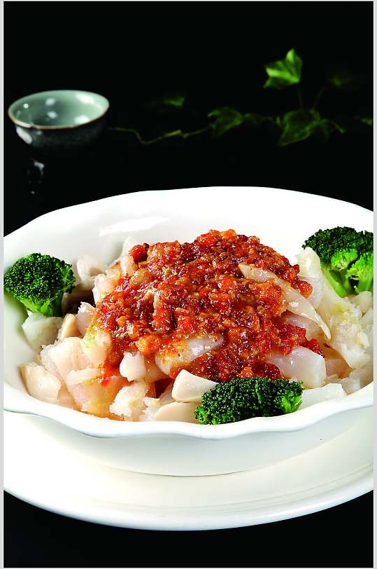 蟹粉烩蹄筋图片