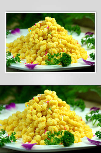 脆皮玉米食品高清图片