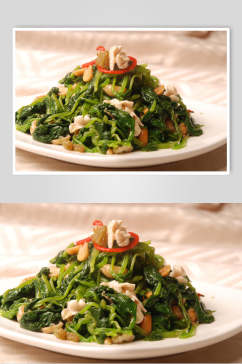特色碧绿双脆食品高清图片