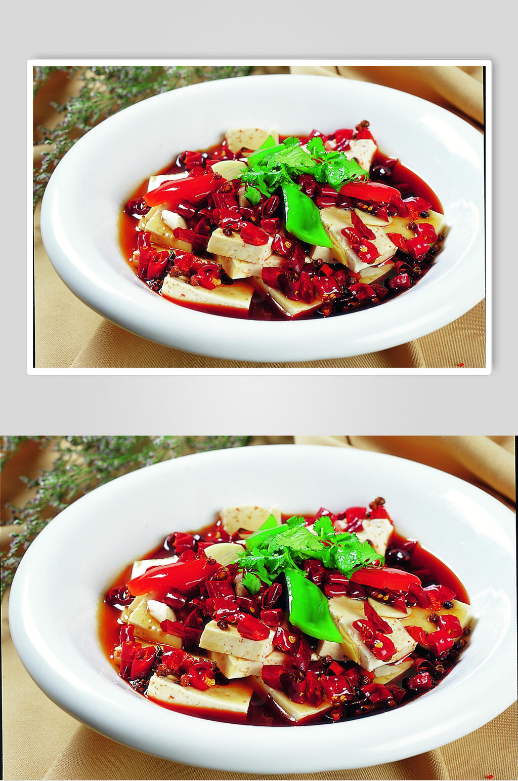香辣美味家常豆腐食物图片素材