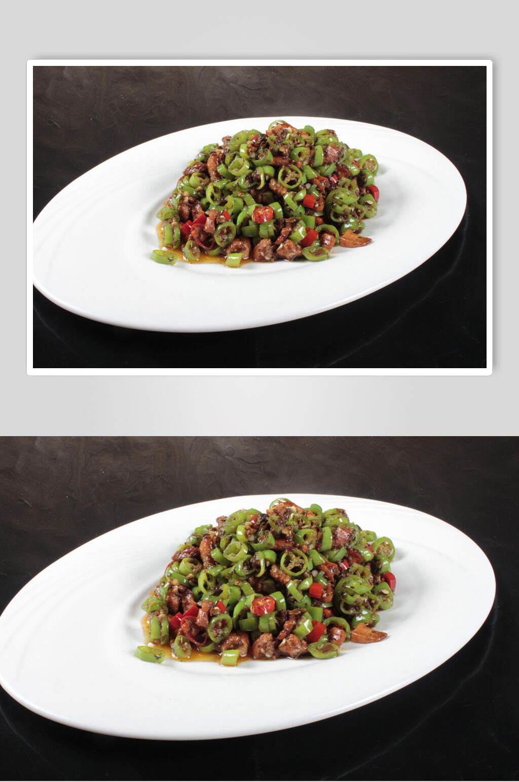 青椒辣子鸡食物图片素材