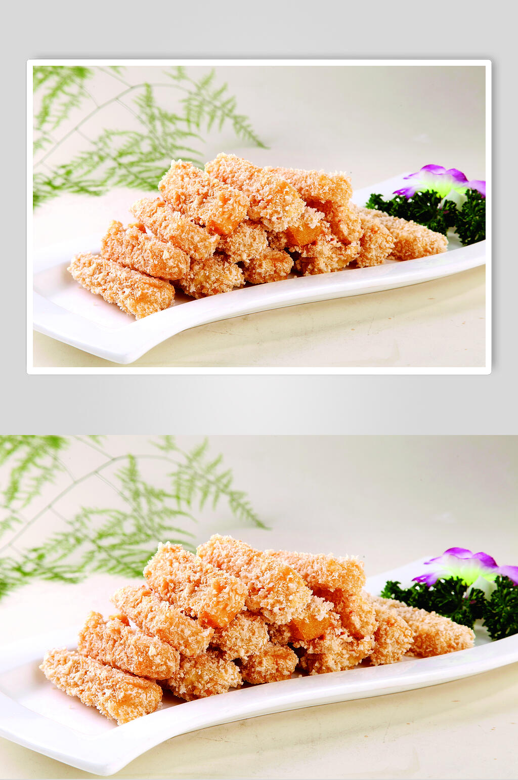 一品金瓜酥食物摄影图片素材