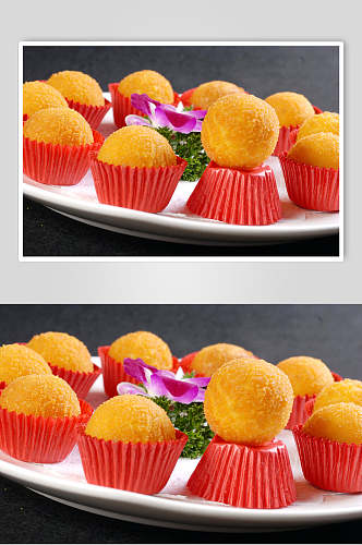 香芋地瓜丸餐饮食品图片