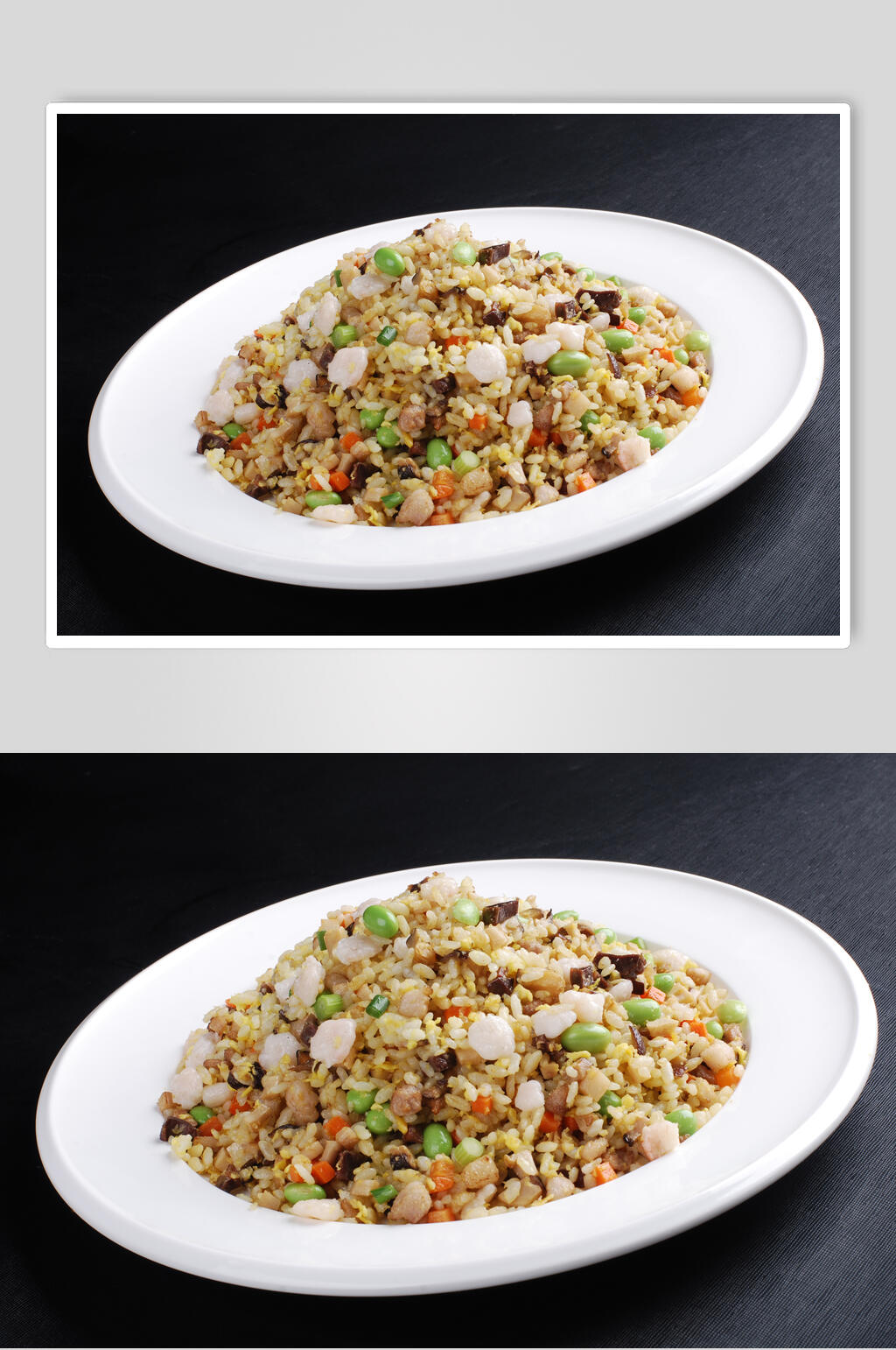 新鲜美味扬州炒饭图片素材