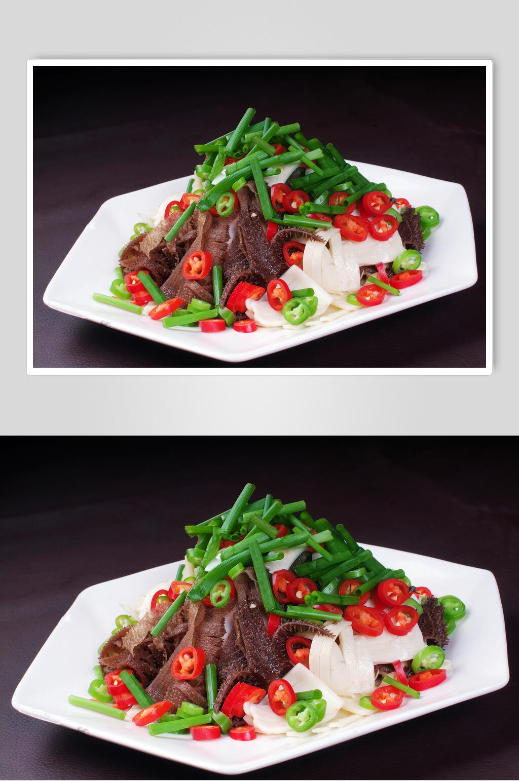 鲜椒双脆元份食物图片素材