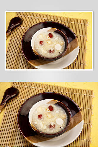 红枣莲子粥食品高清图片