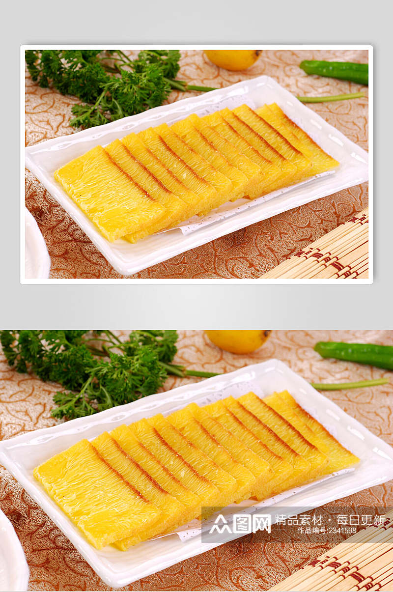鲜香黄金糕食品摄影图片素材