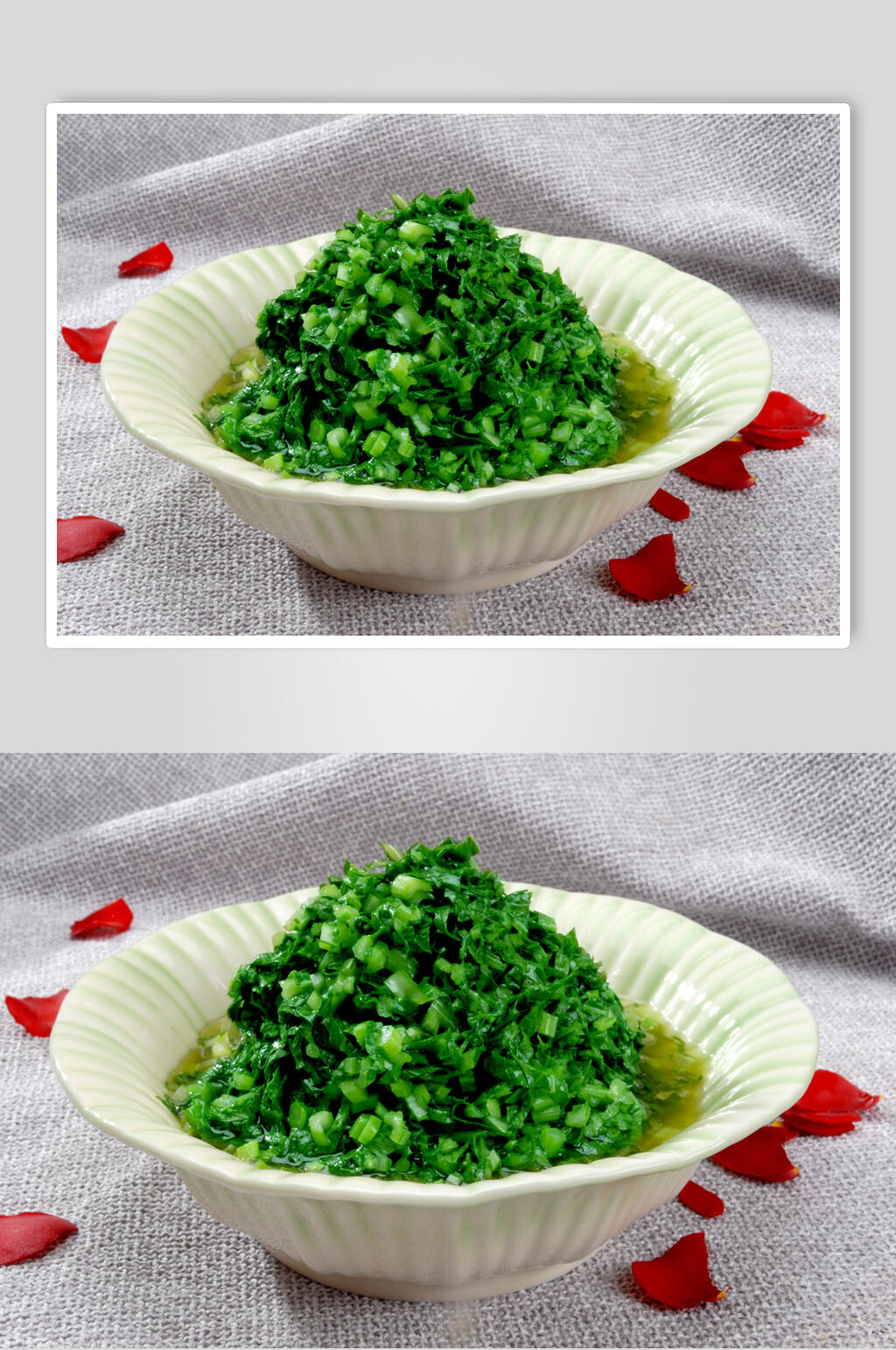 鸡汁青菜钵美食图片素材