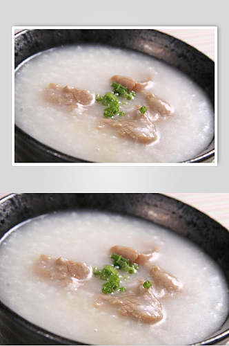 生滚牛肉粥餐饮高清图片