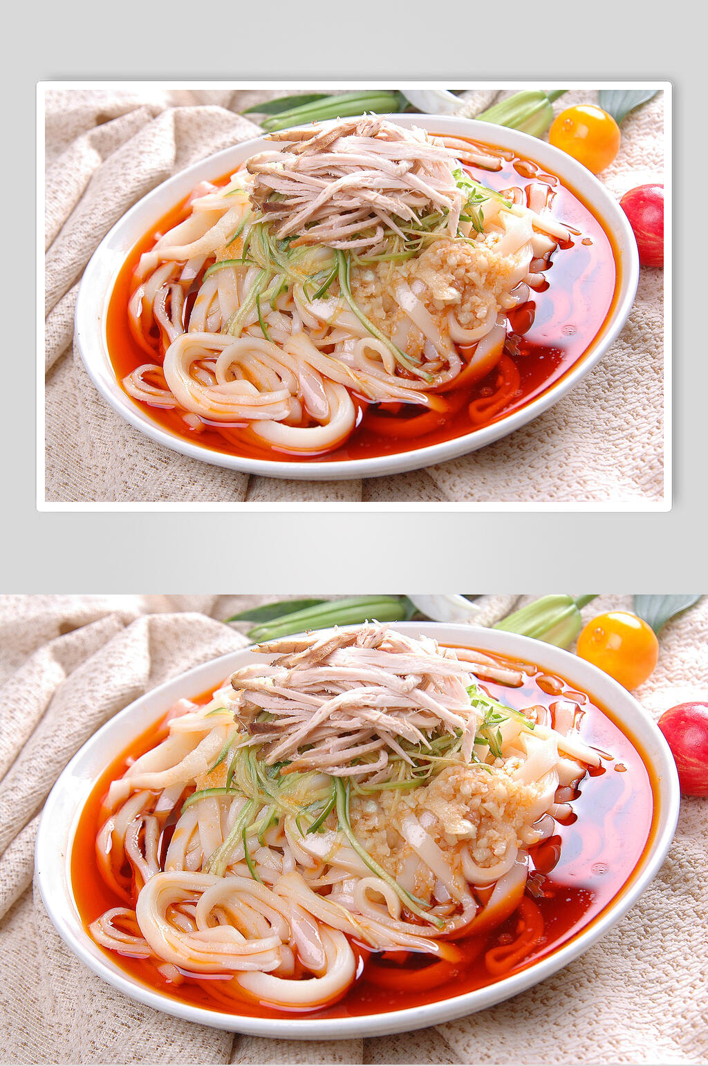 香浓美味凉皮食品摄影图片素材