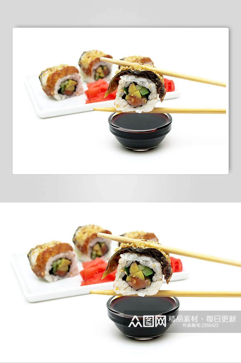 特色海鲜寿司食品图片素材