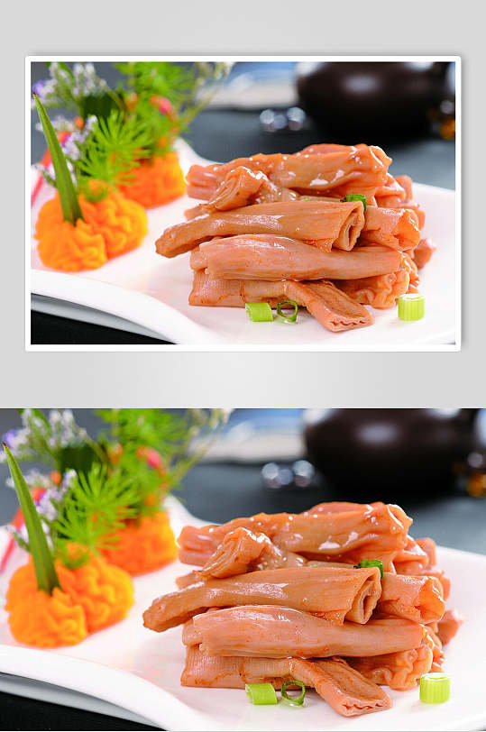 特色美食鸭肠餐饮图片