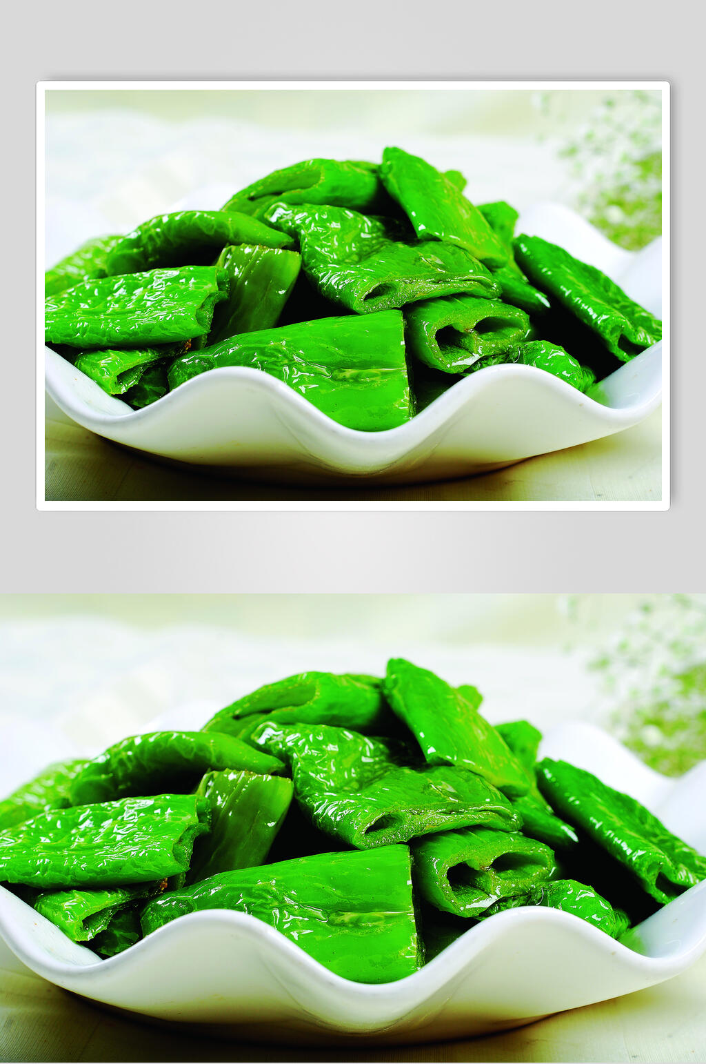 虎皮炒米椒餐饮高清图片素材