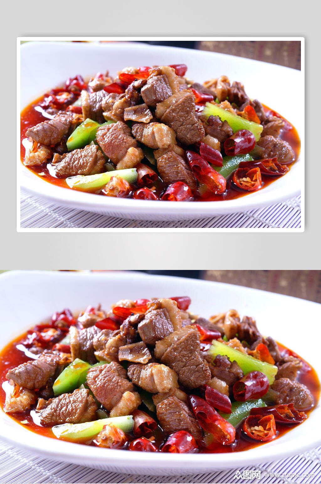 黄焖天鹅肉食物高清图片