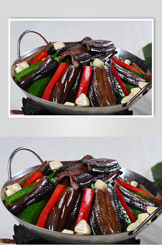 顺德煮黄鳝例餐饮食物图片