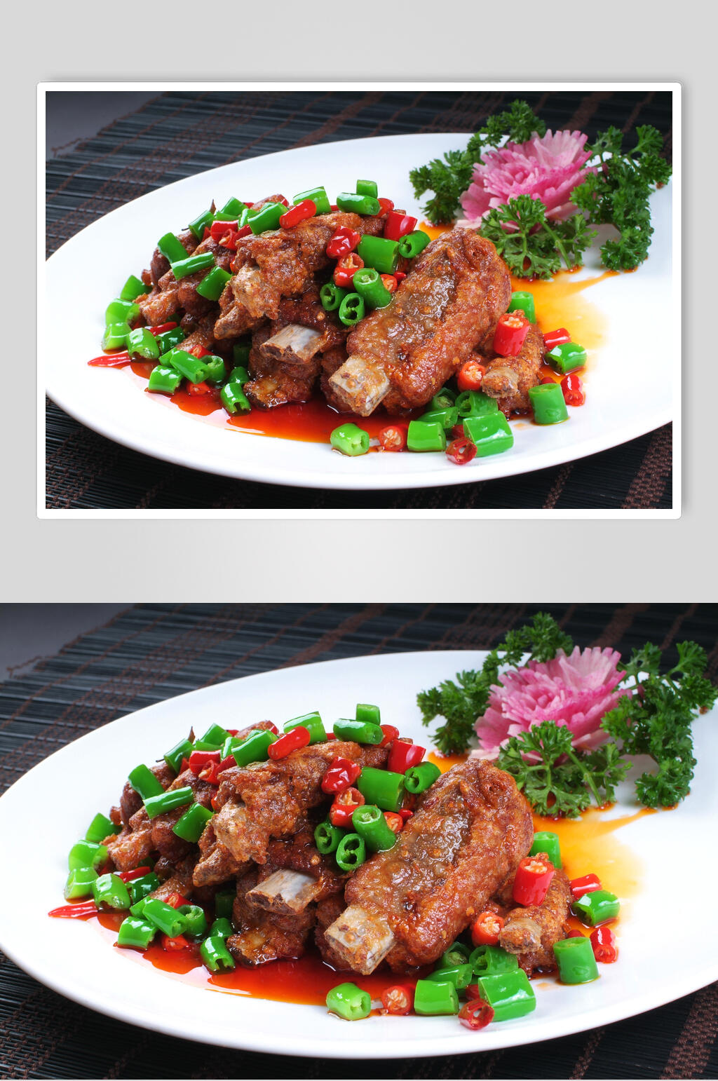 锦绣仔排食物图片素材