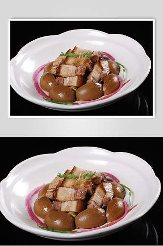 特色台湾卤肉蛋餐饮摄影图片