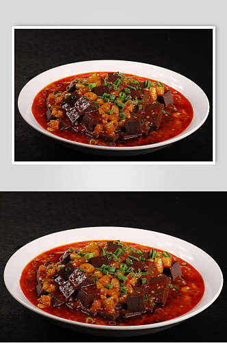 米椒羊血食品高清图片