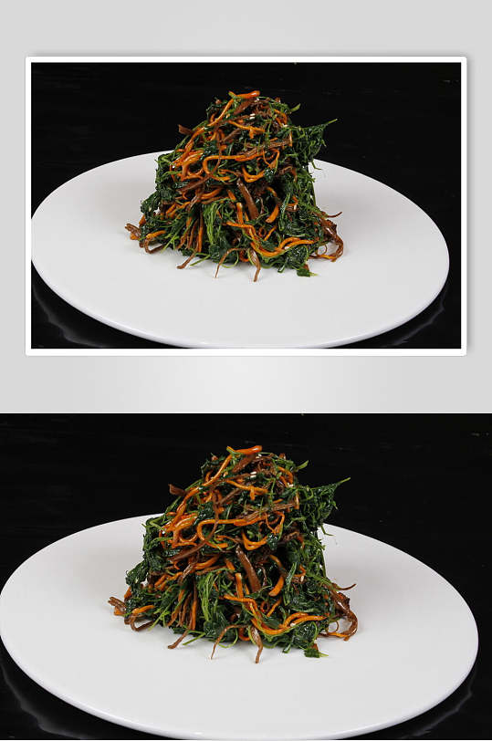 虫草花苜蓿美食摄影图片