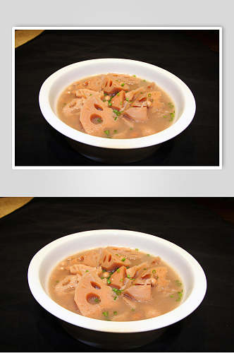 莲藕花生排骨汤餐饮食品图片