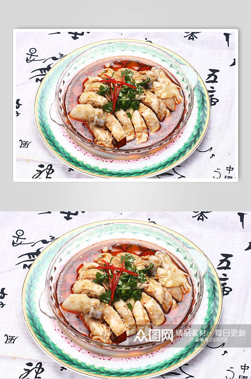 川香口水鸡食品摄影图片素材