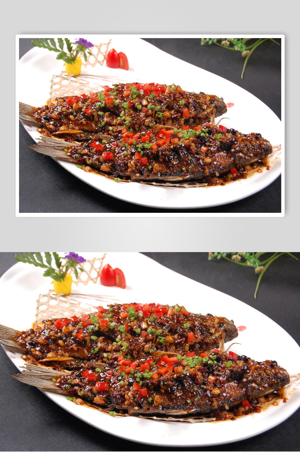 竹香鲫鱼食品摄影图片素材
