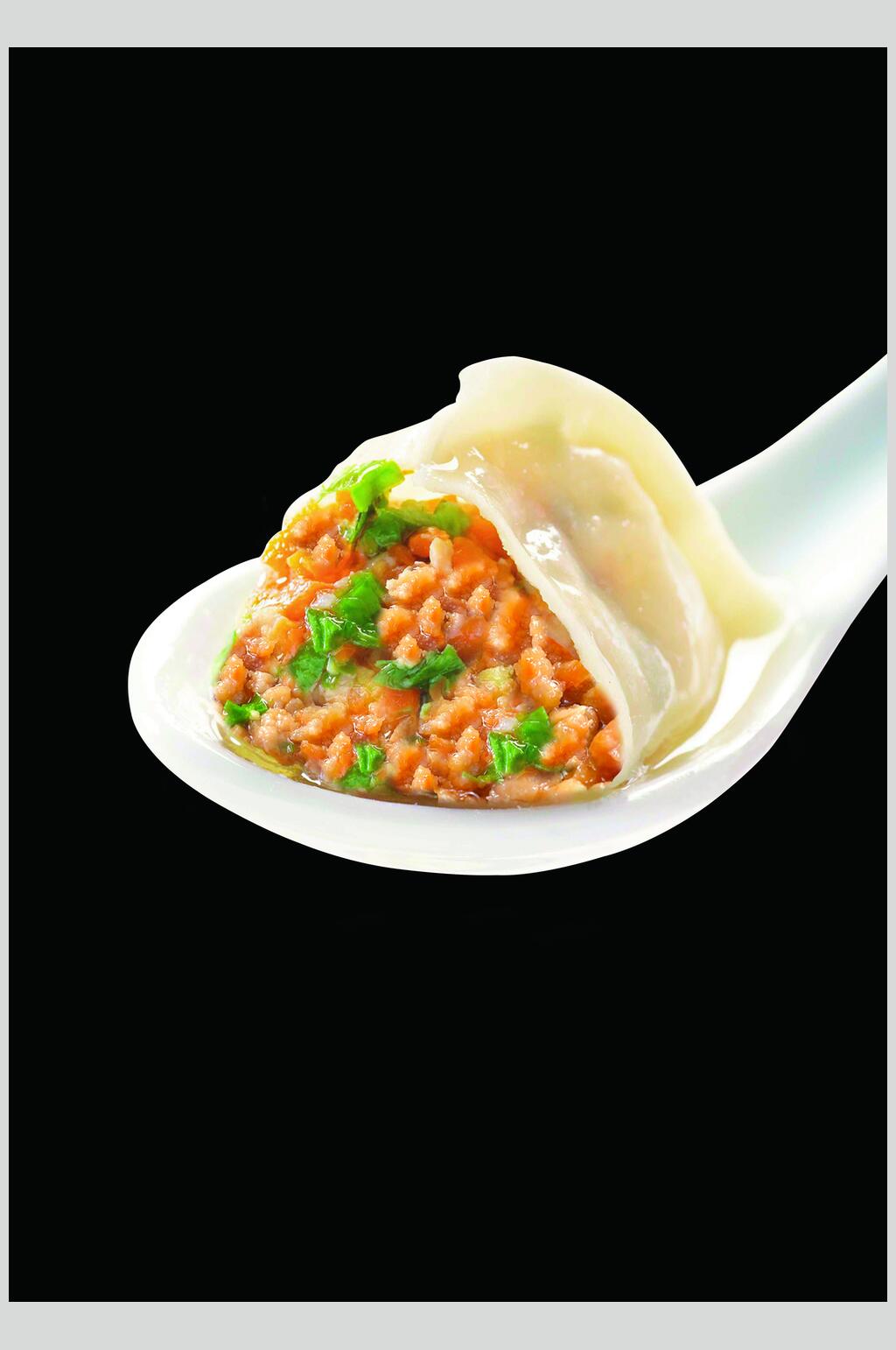 香浓美味饺子食品摄影图片素材