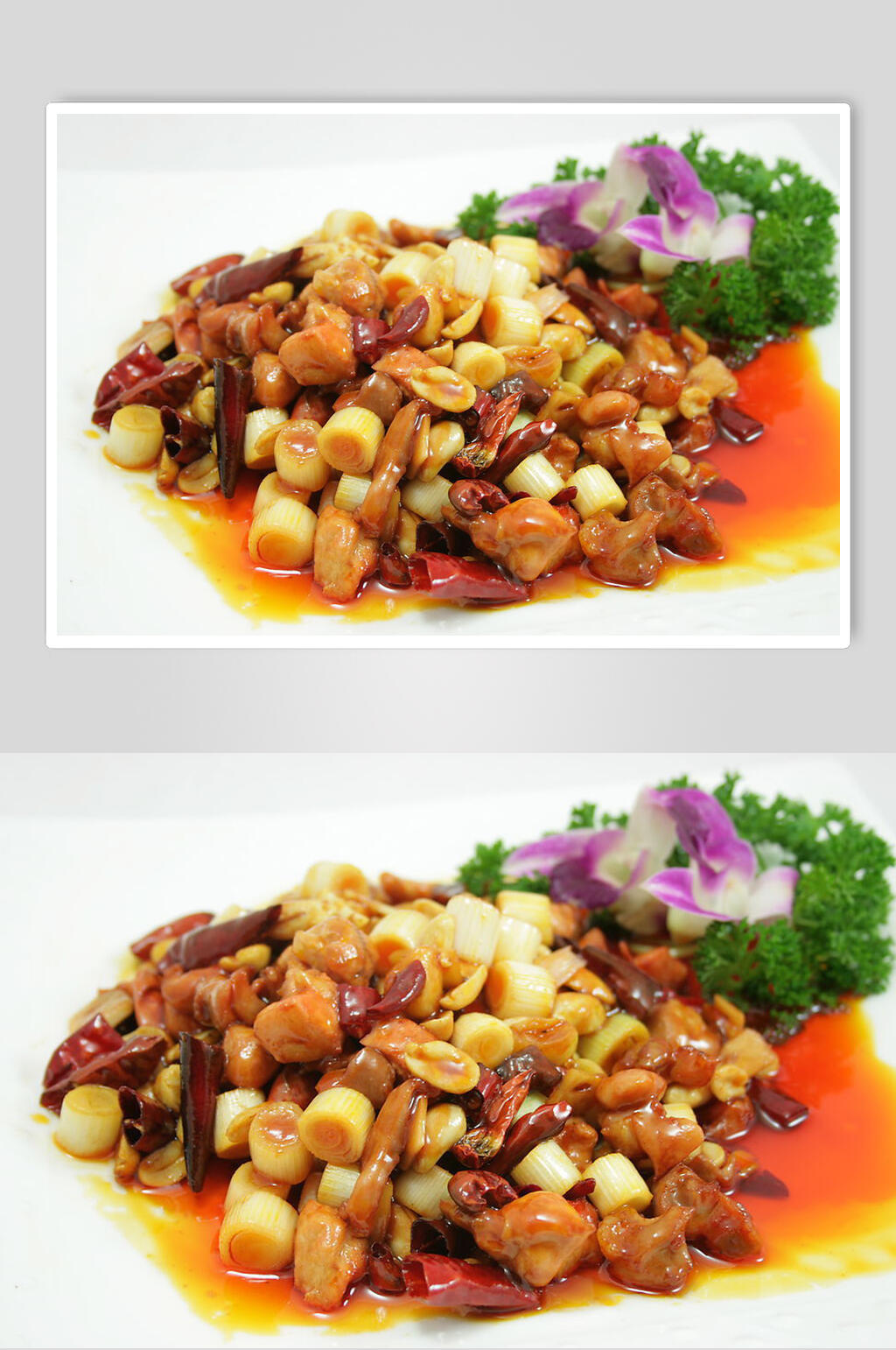 招牌宫保鸡丁食物摄影图片素材