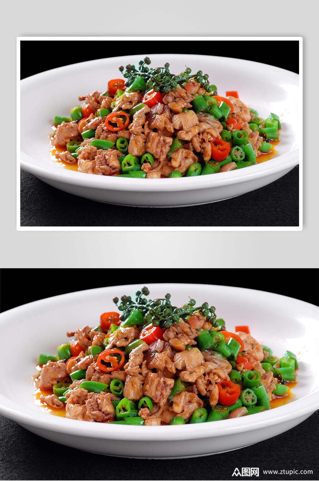 香辣花椒鸡餐饮图片