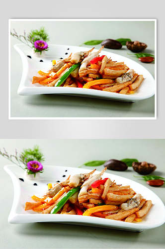 泰椒百灵炒圣子食品图片