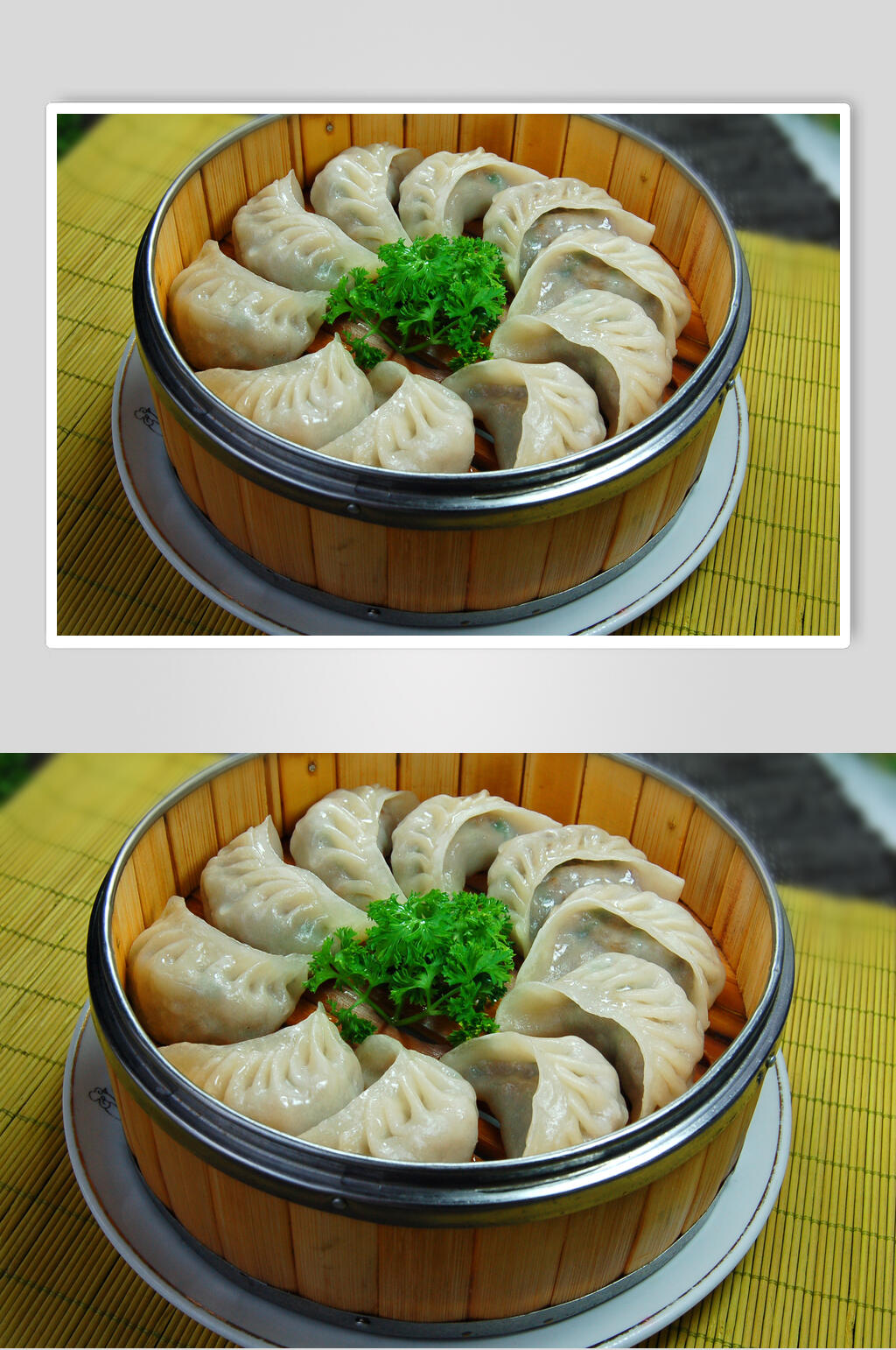鲜肉蒸饺餐饮高清图片素材