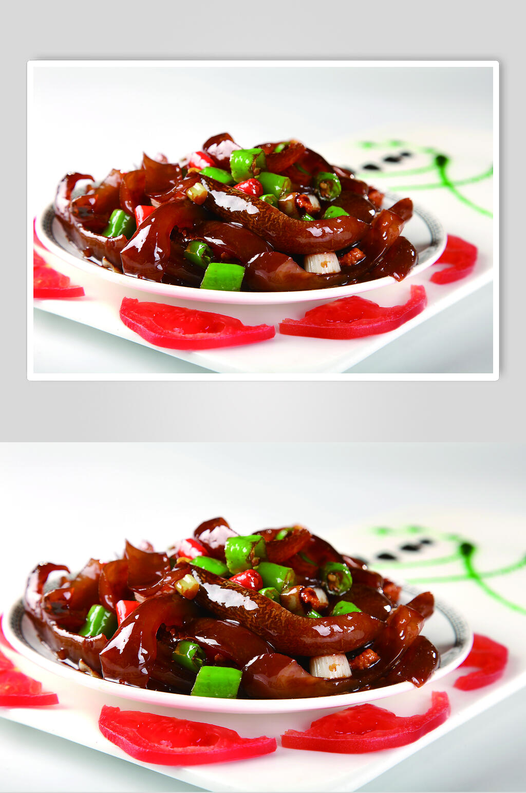 双椒黄玉参食品图片素材