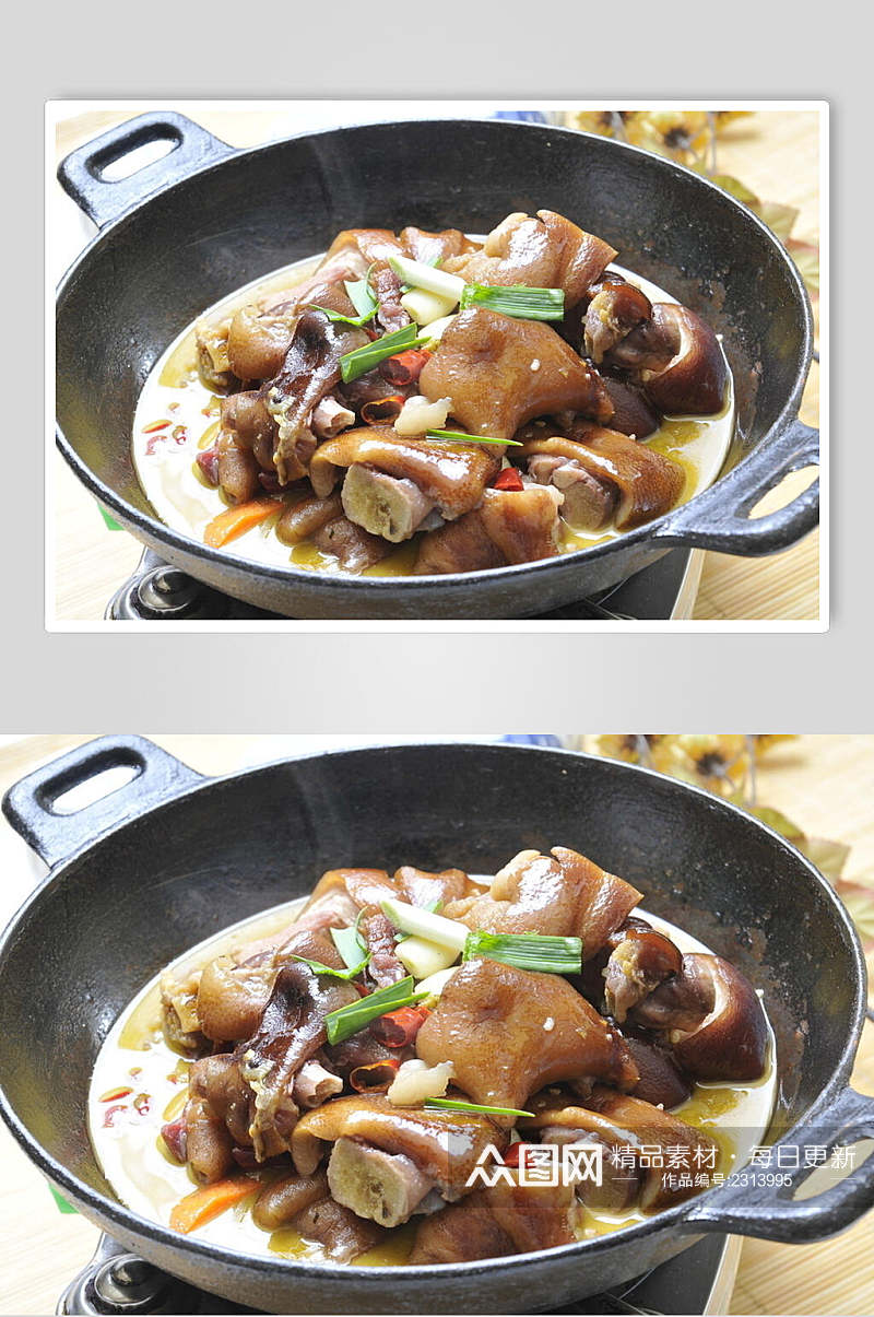 腊猪脚餐饮食品图片素材
