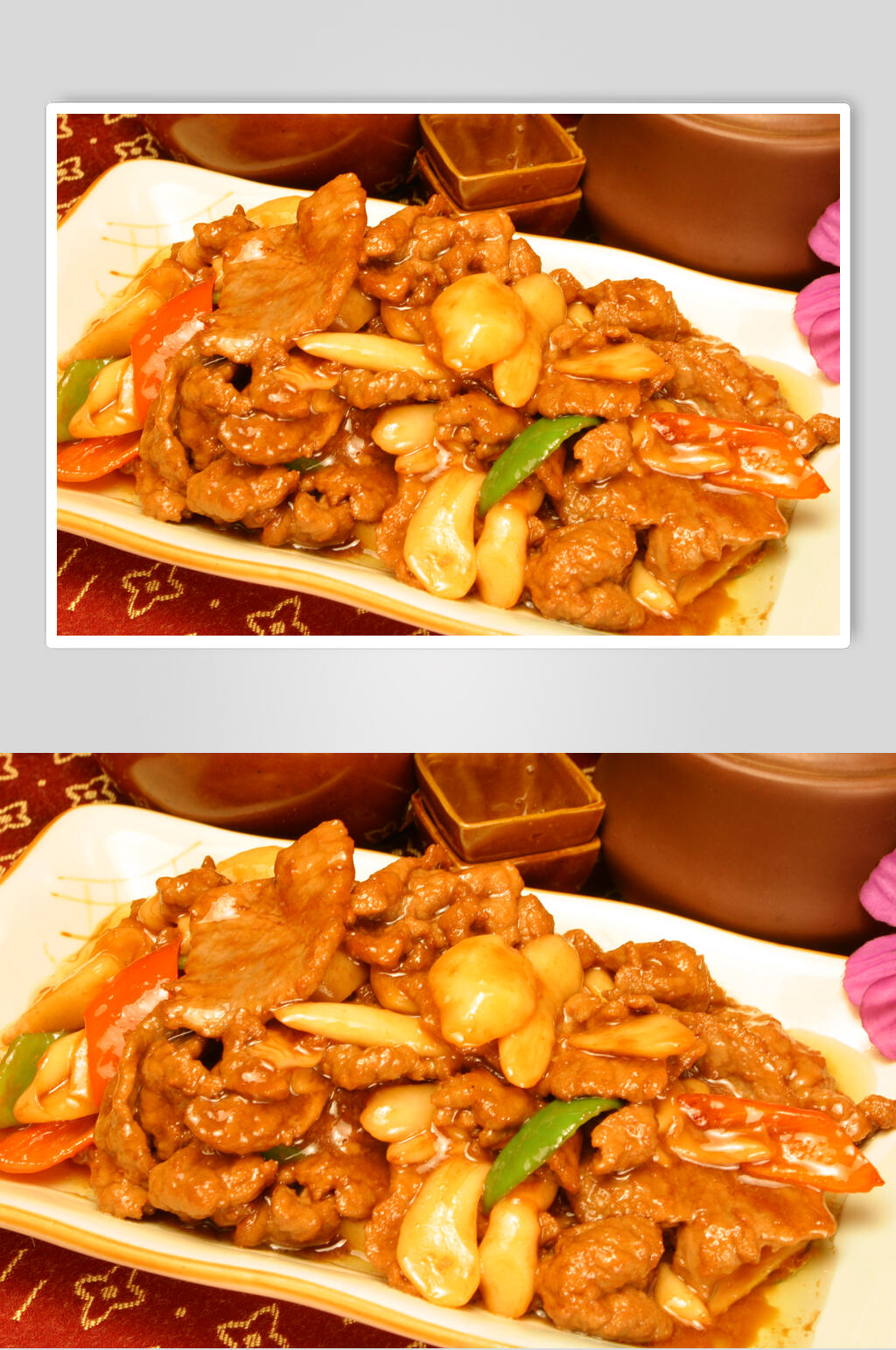 鸡肉家常菜食物高清图片素材