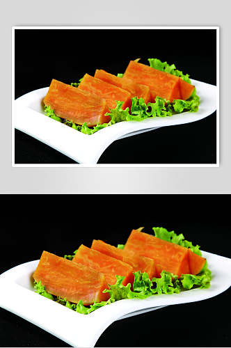 飘香蒸红薯食品菜摄影图片