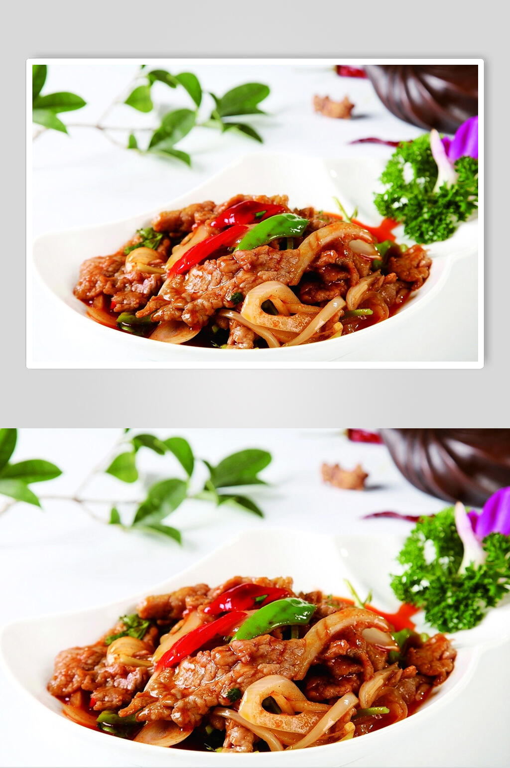 小炒羊肉食品高清图片素材