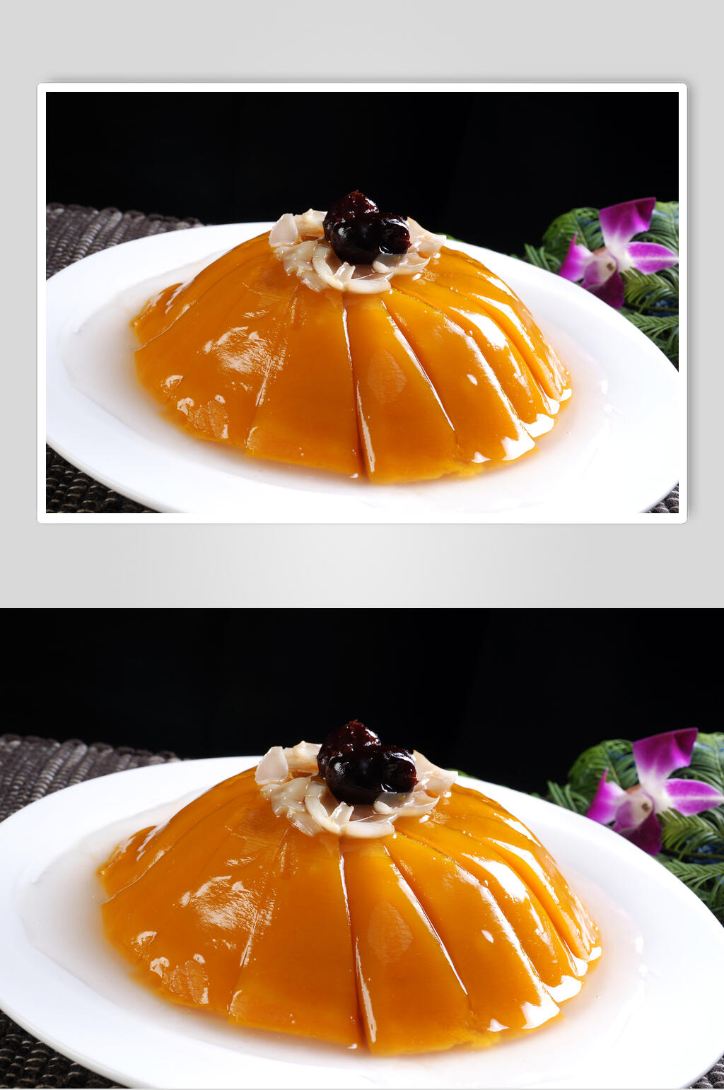 招牌百合南瓜食品图片素材