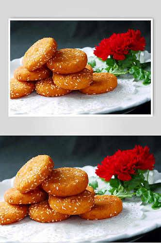 飘香南瓜饼食品高清图片