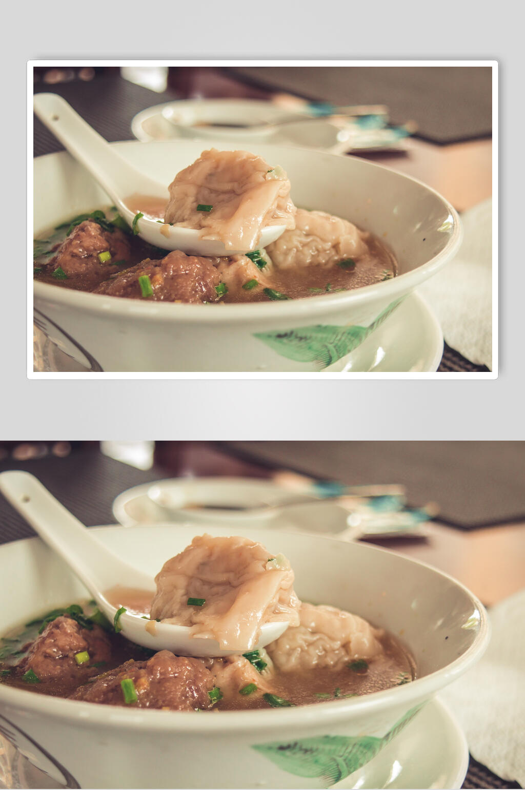 招牌美味混沌云吞食品图片素材